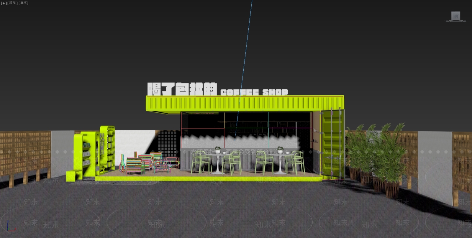 现代艺术风格建筑3D模型下载【ID:1174928546】