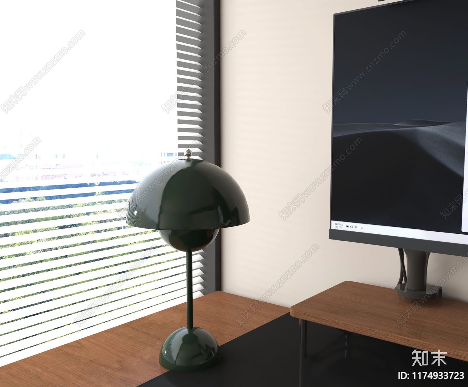 现代台灯3D模型下载【ID:1174933723】