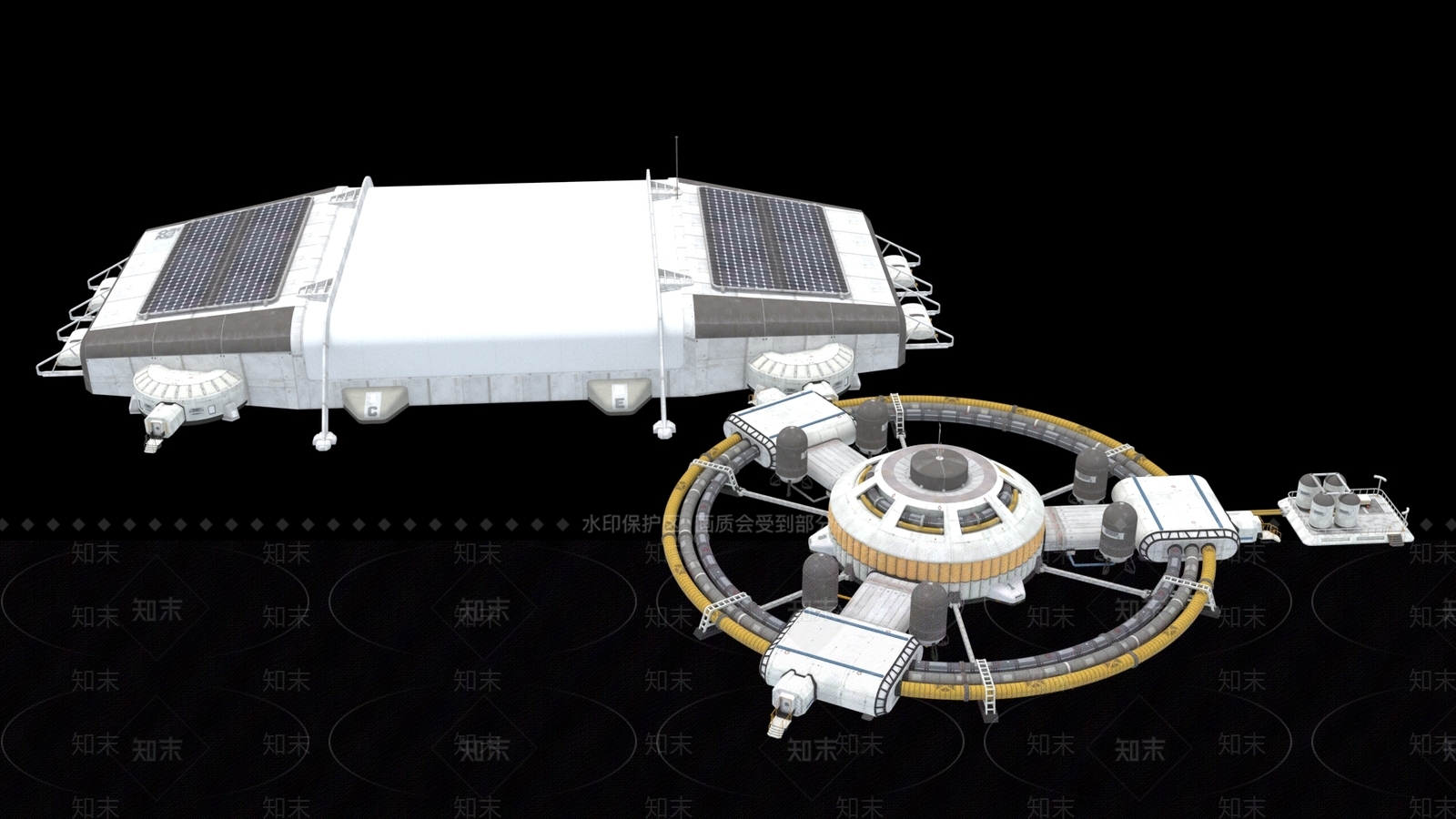 艺术风格建筑3D模型下载【ID:1174938658】
