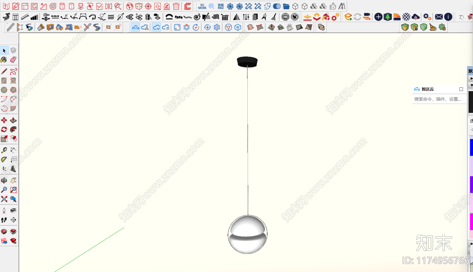 现代简约其他灯具SU模型下载【ID:1174956766】