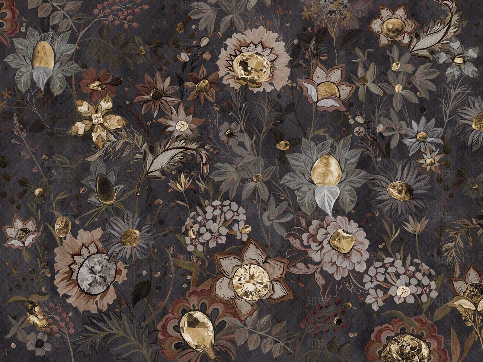 法式中古壁纸贴图下载【ID:1174963208】