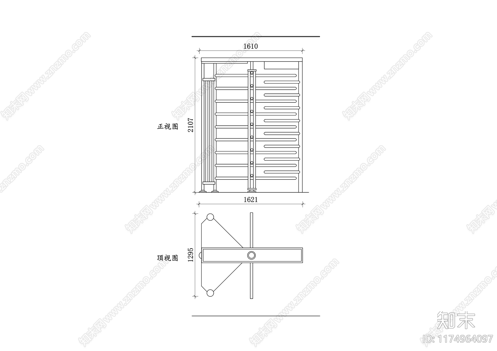 现代车站室内cad施工图下载【ID:1174964097】