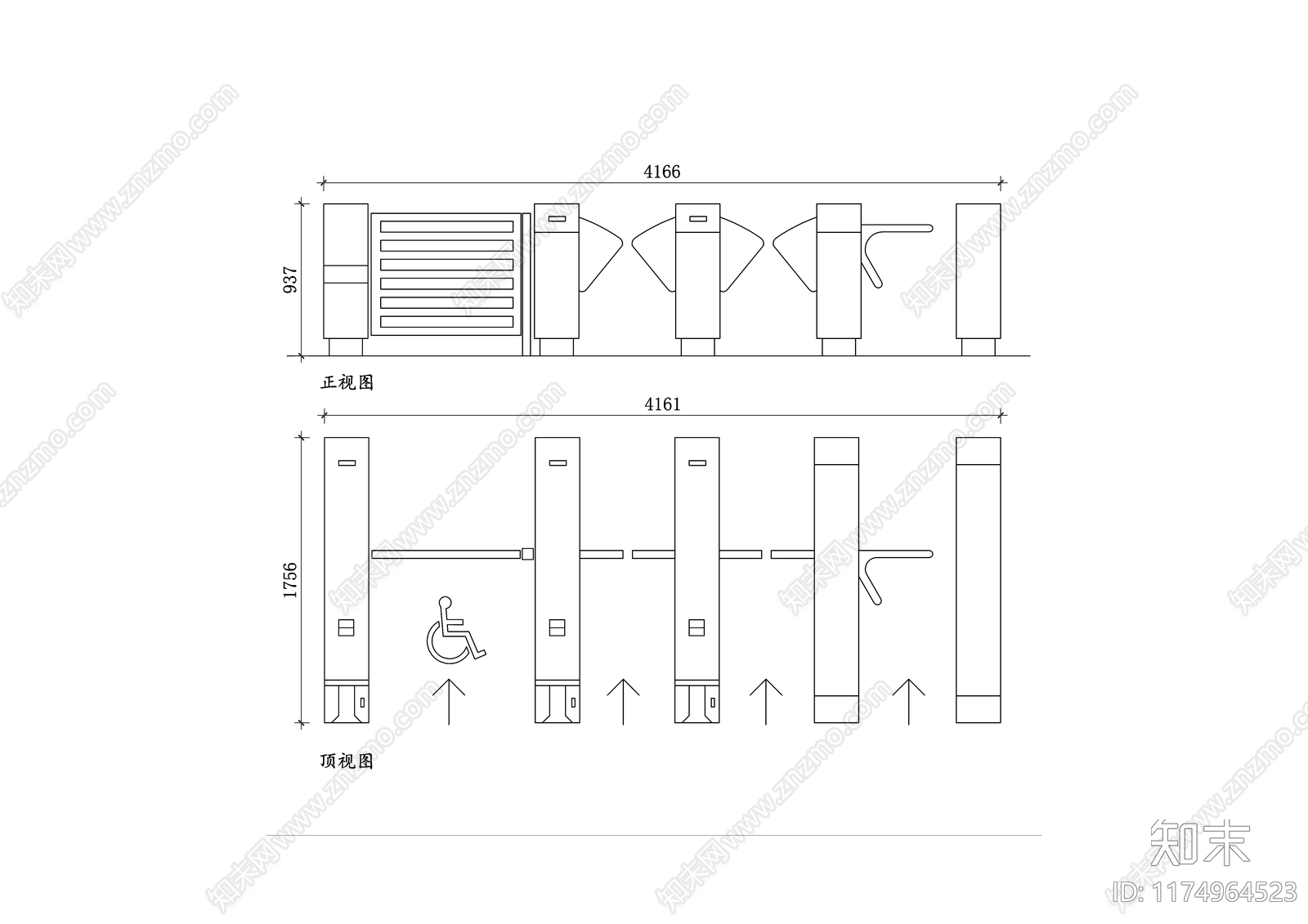 现代车站室内施工图下载【ID:1174964523】