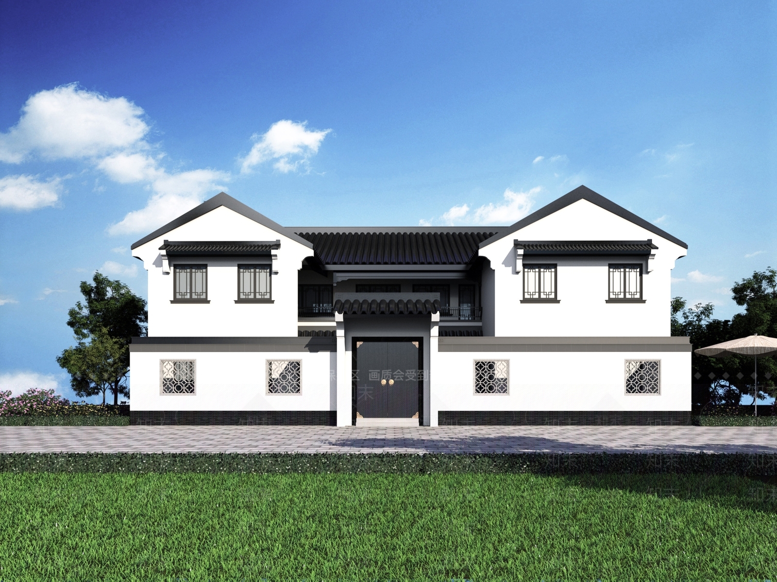 中式古建3D模型下载【ID:1174977106】