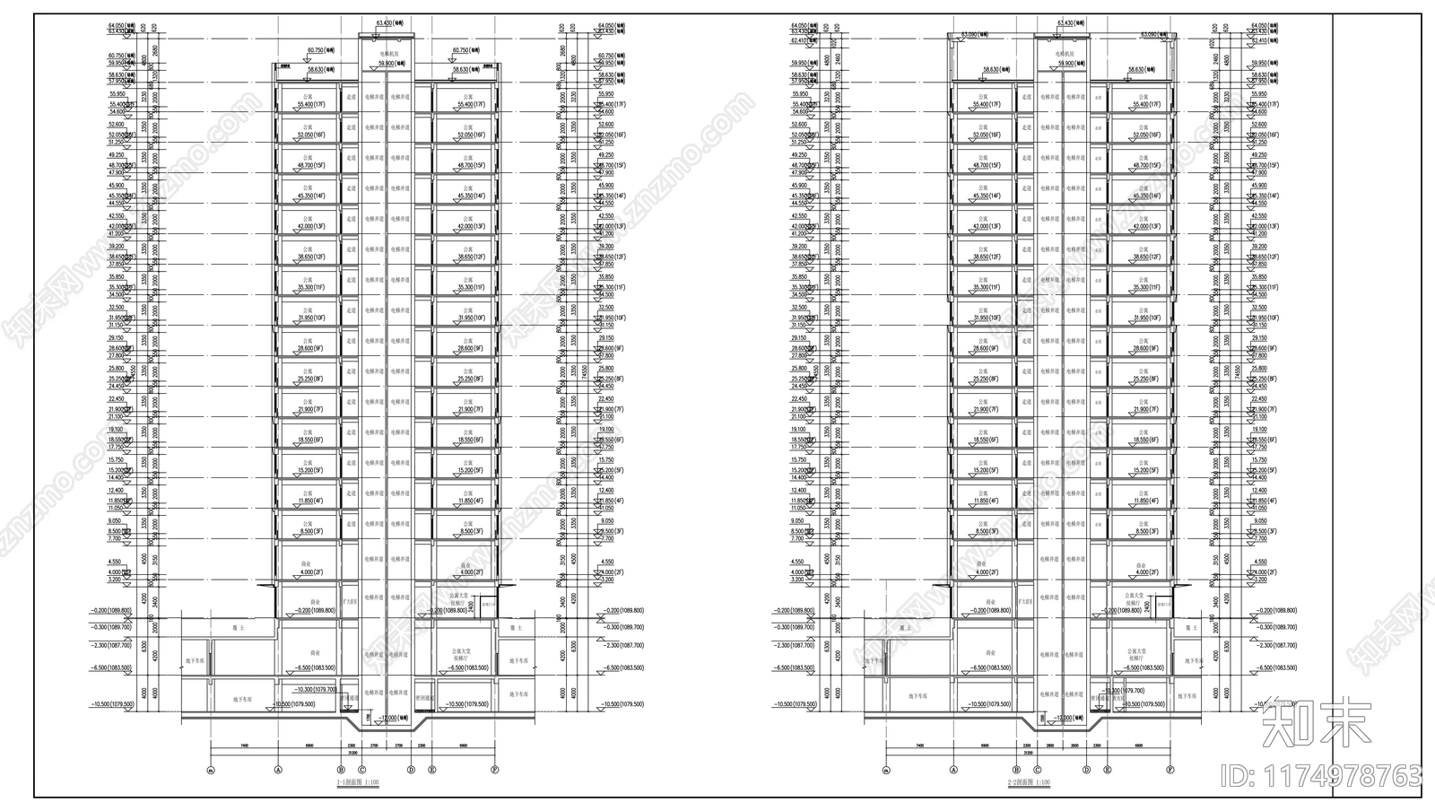 现代其他居住建筑cad施工图下载【ID:1174978763】