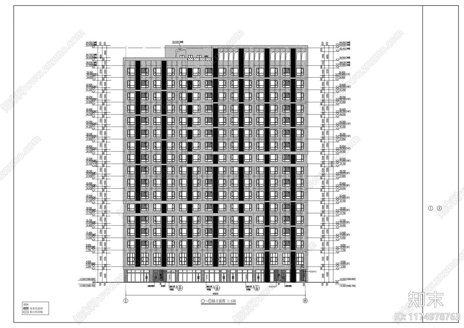 现代其他居住建筑cad施工图下载【ID:1174978763】