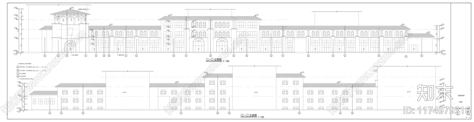 现代商业街cad施工图下载【ID:1174979316】