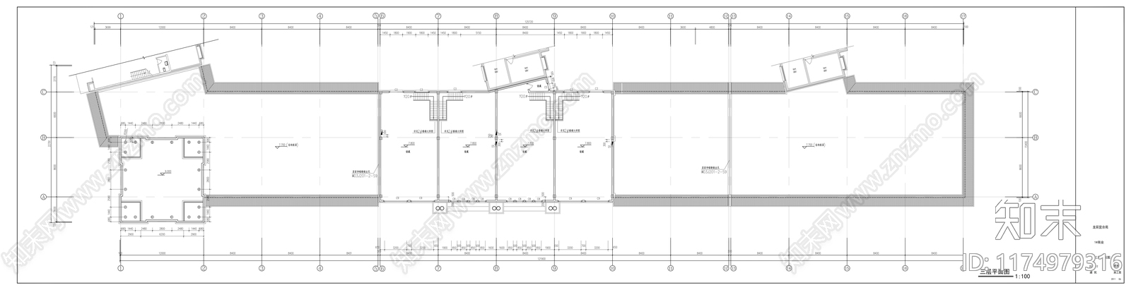 现代商业街cad施工图下载【ID:1174979316】