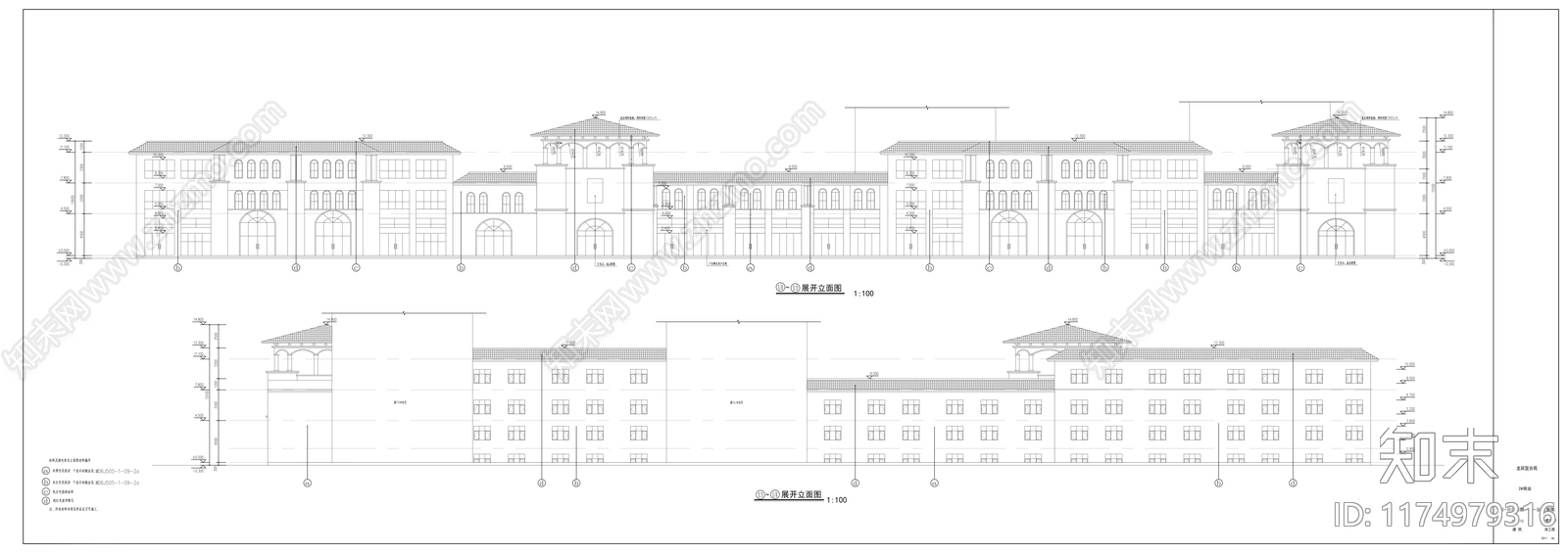 现代商业街cad施工图下载【ID:1174979316】