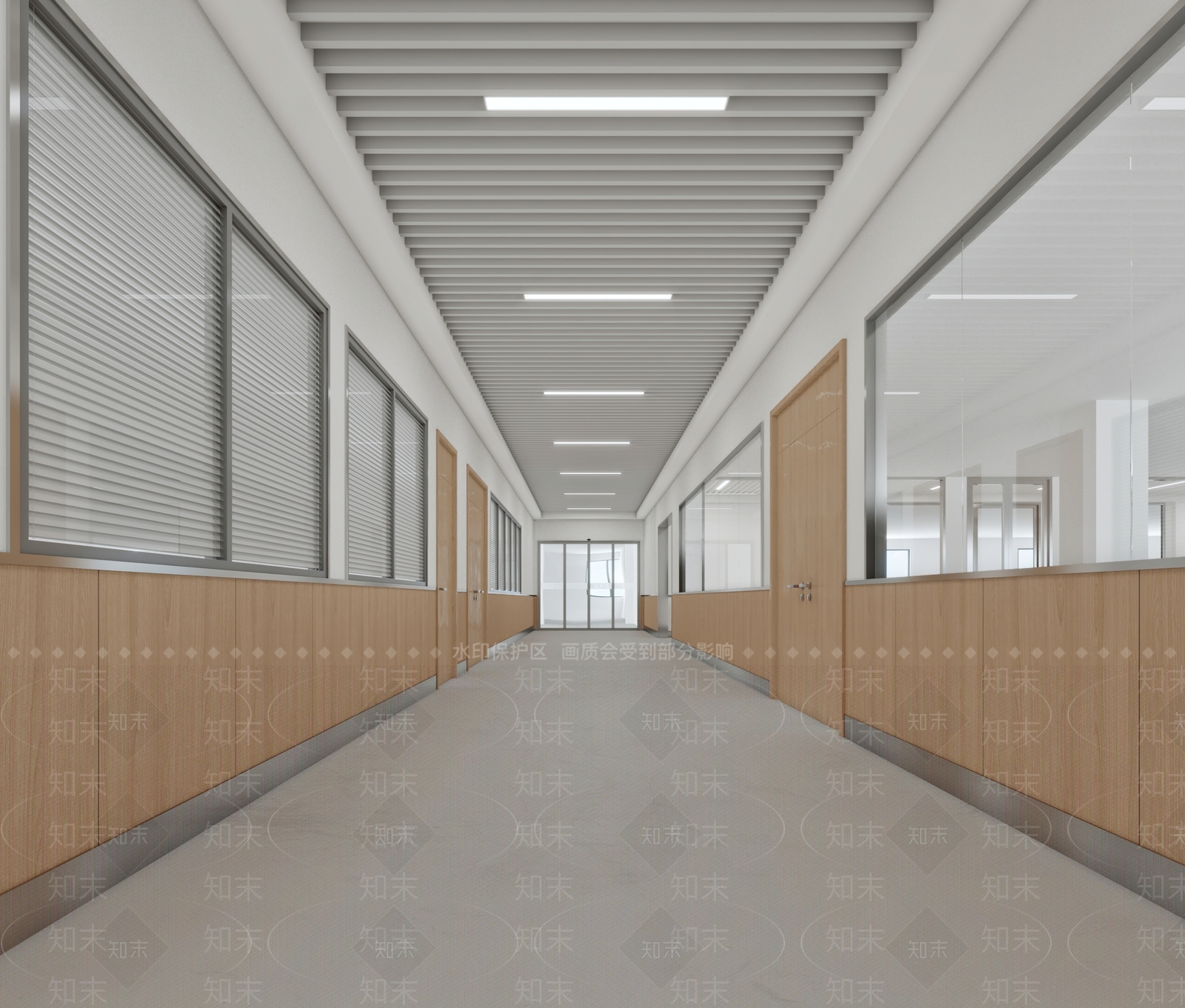 现代办公大厅3D模型下载【ID:1175007109】