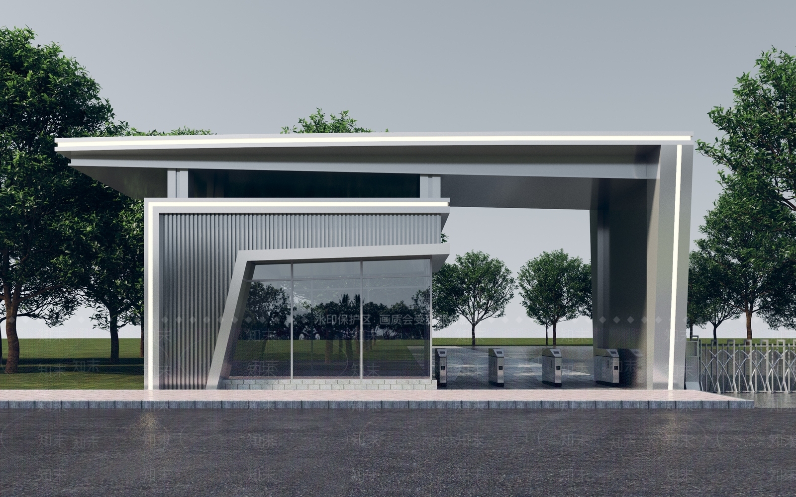 现代其他公共建筑3D模型下载【ID:1175016359】