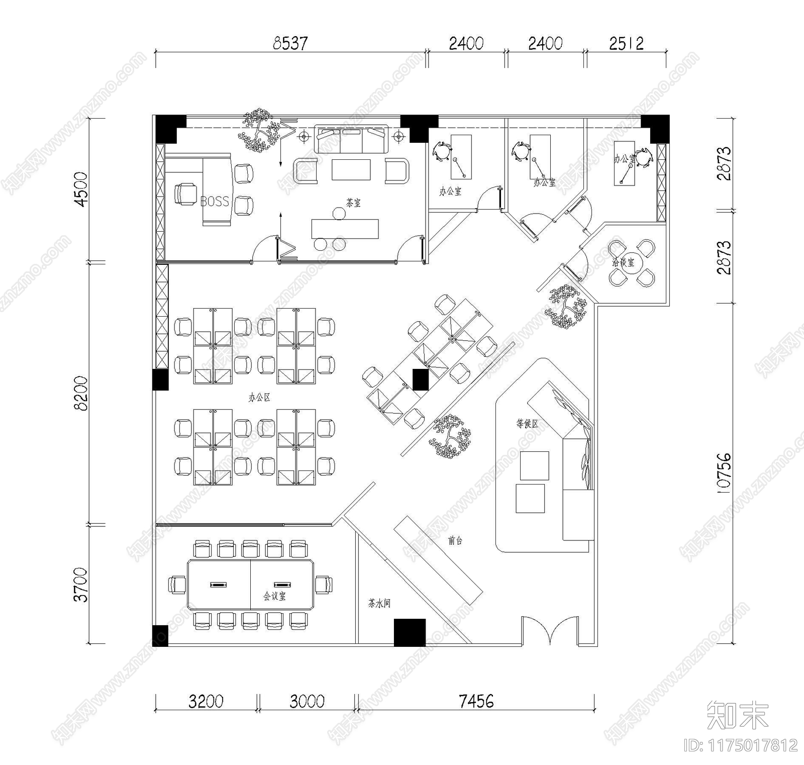 工装平面图施工图下载【ID:1175017812】