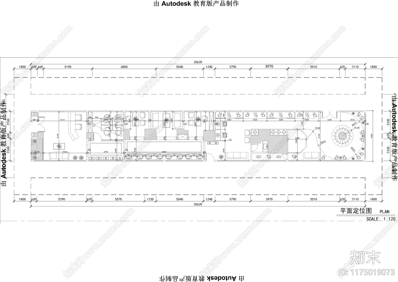 现代婚纱店cad施工图下载【ID:1175019073】