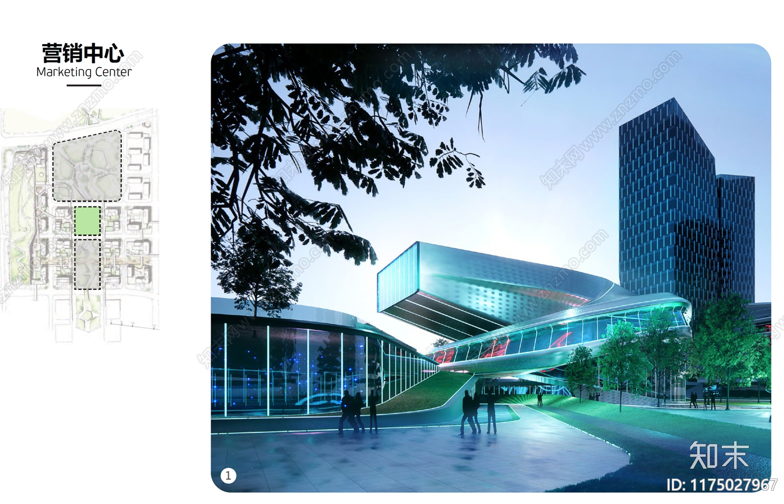现代简约商业综合体建筑下载【ID:1175027967】