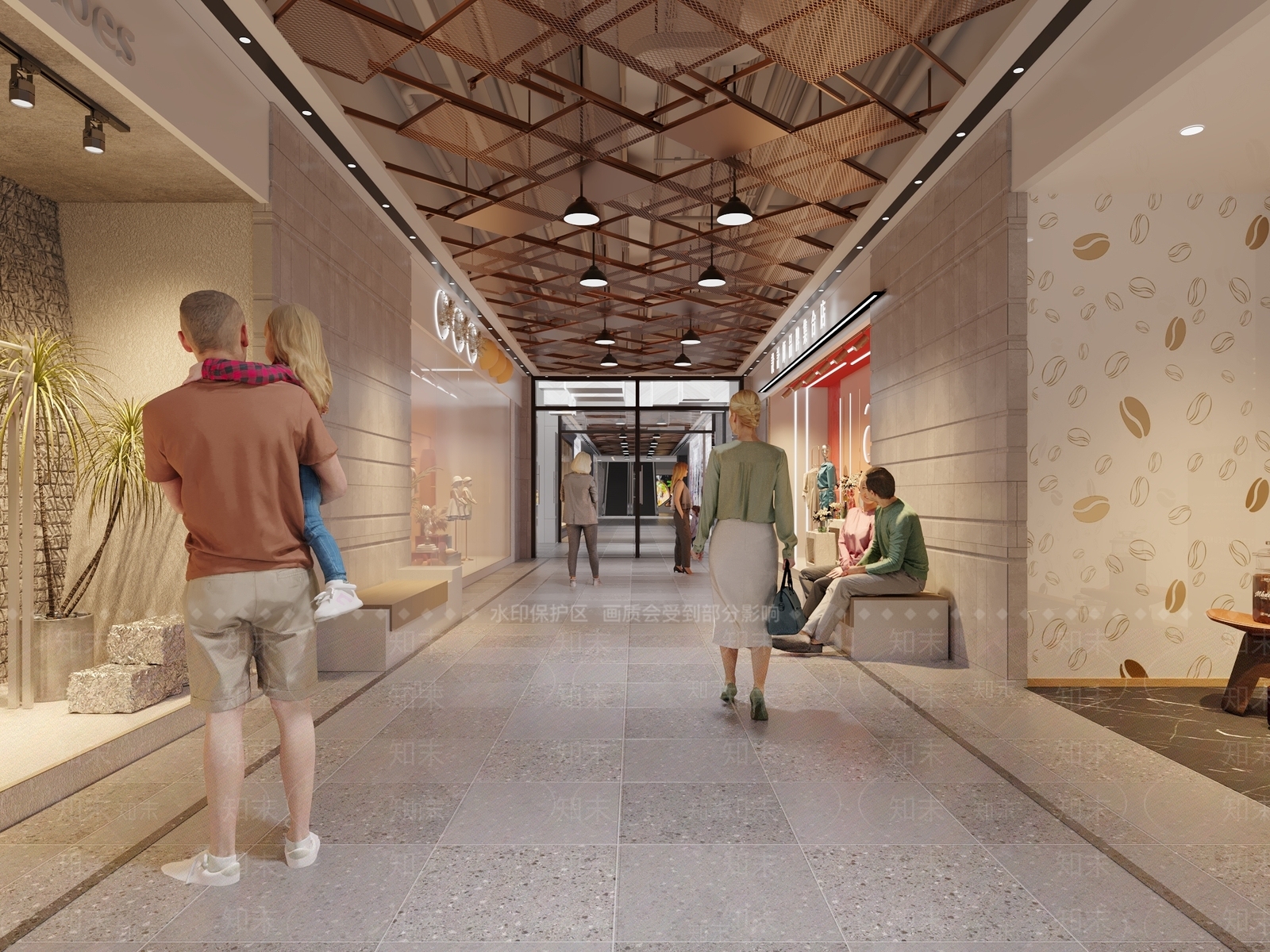 现代商场3D模型下载【ID:1175034248】