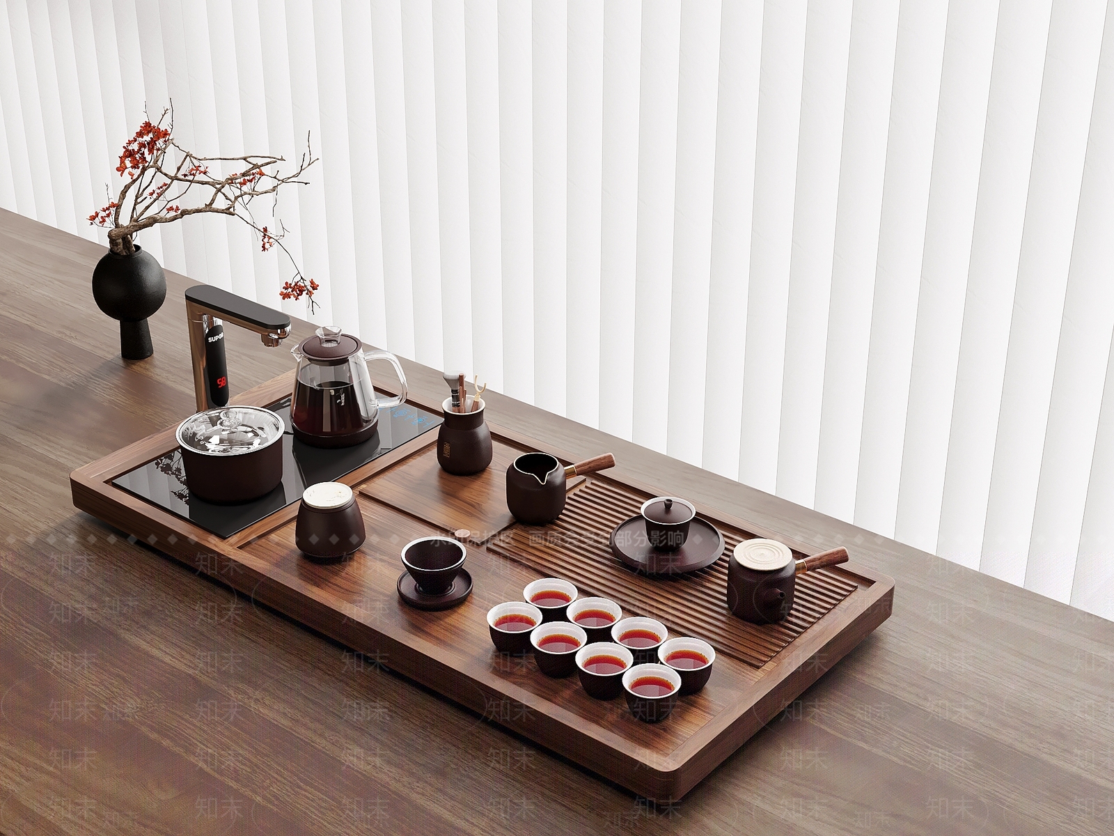 茶具SU模型下载【ID:1175034985】