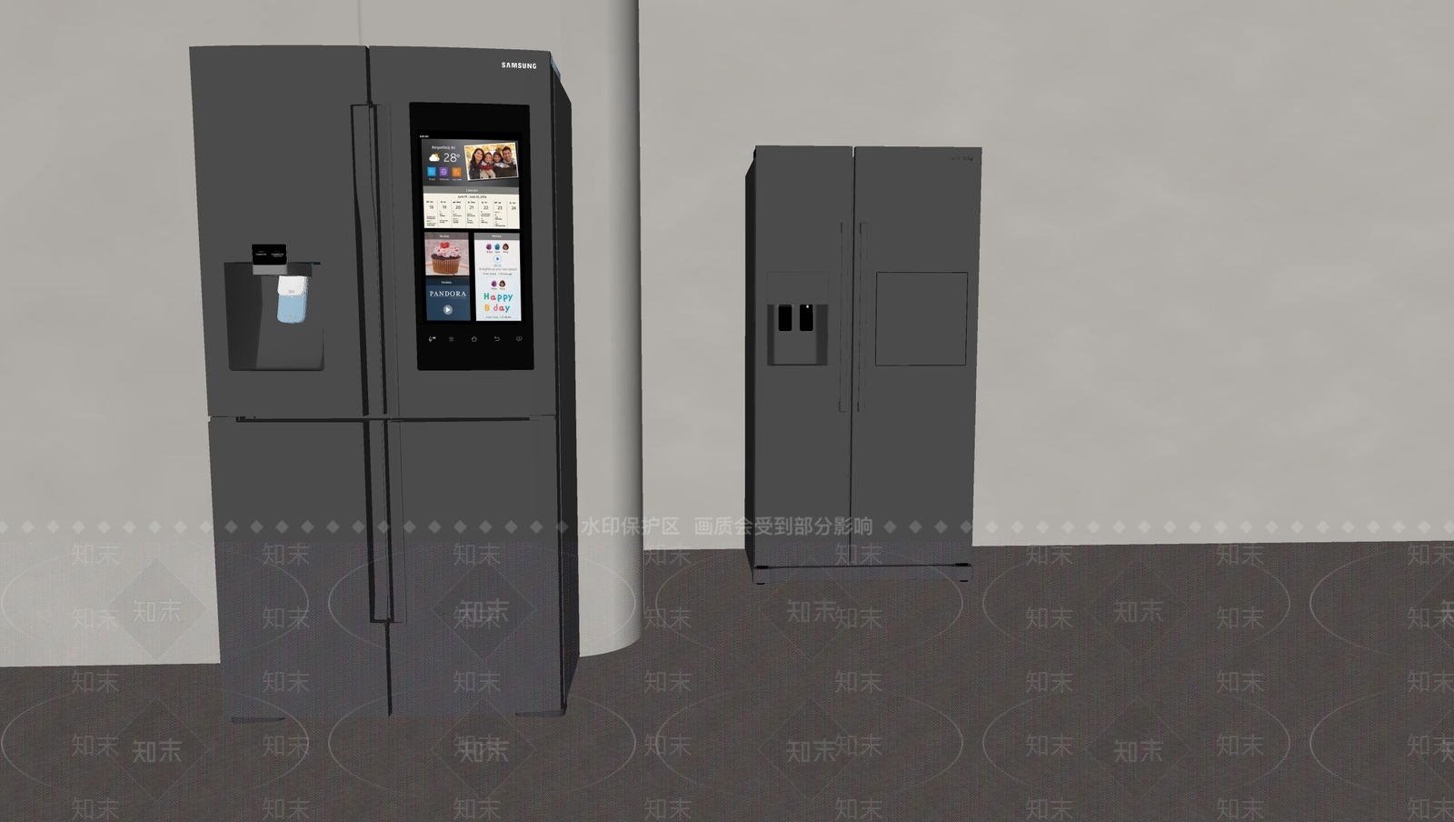 冰箱SU模型下载【ID:1175041386】