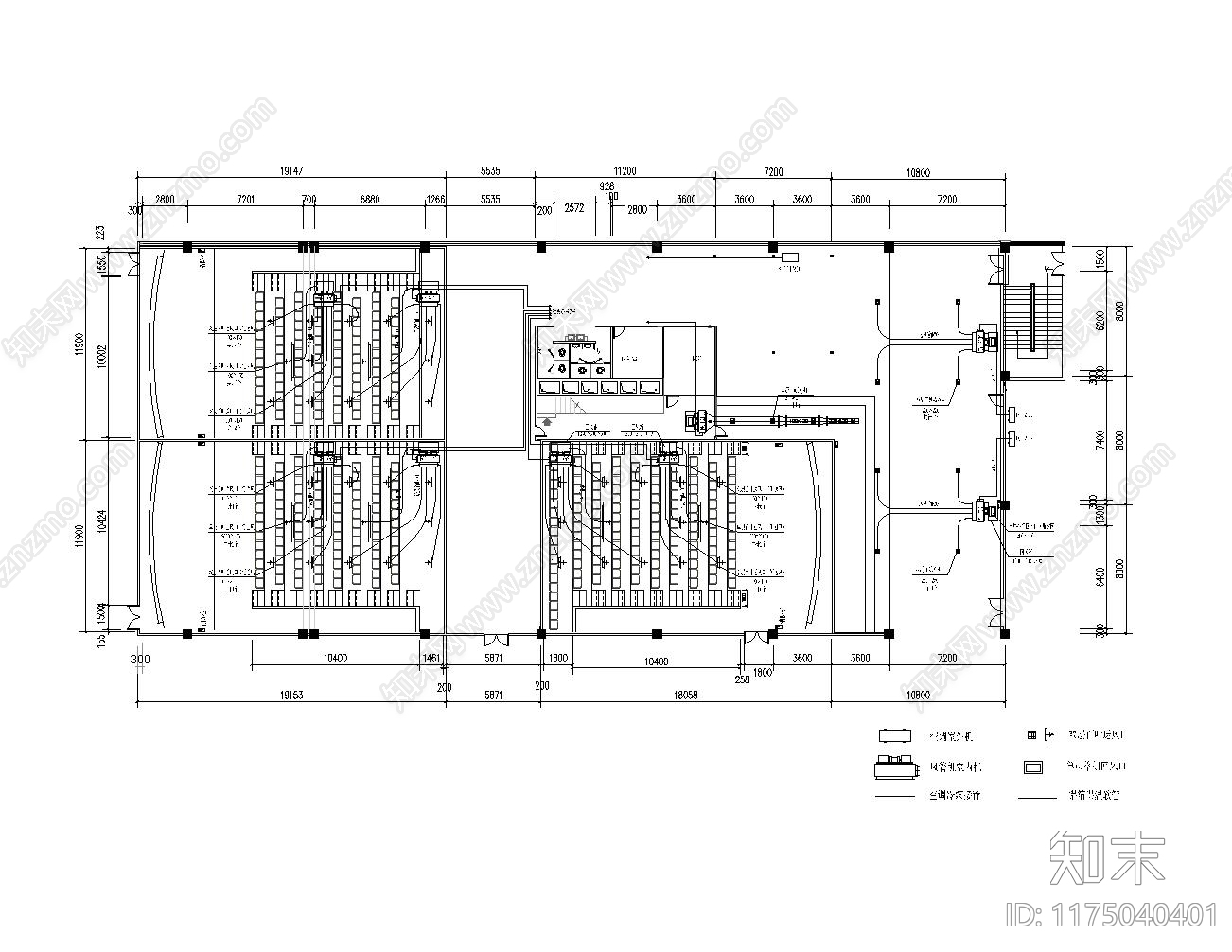 现代极简其他工装空间cad施工图下载【ID:1175040401】