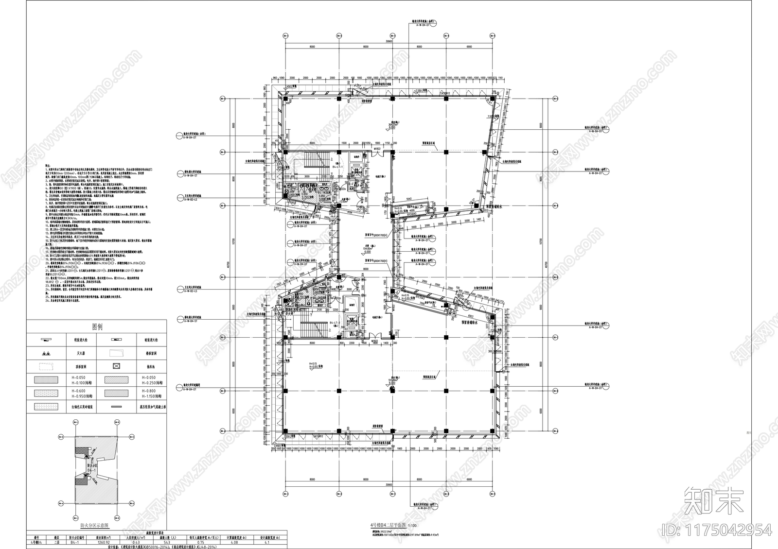 现代商业街cad施工图下载【ID:1175042954】