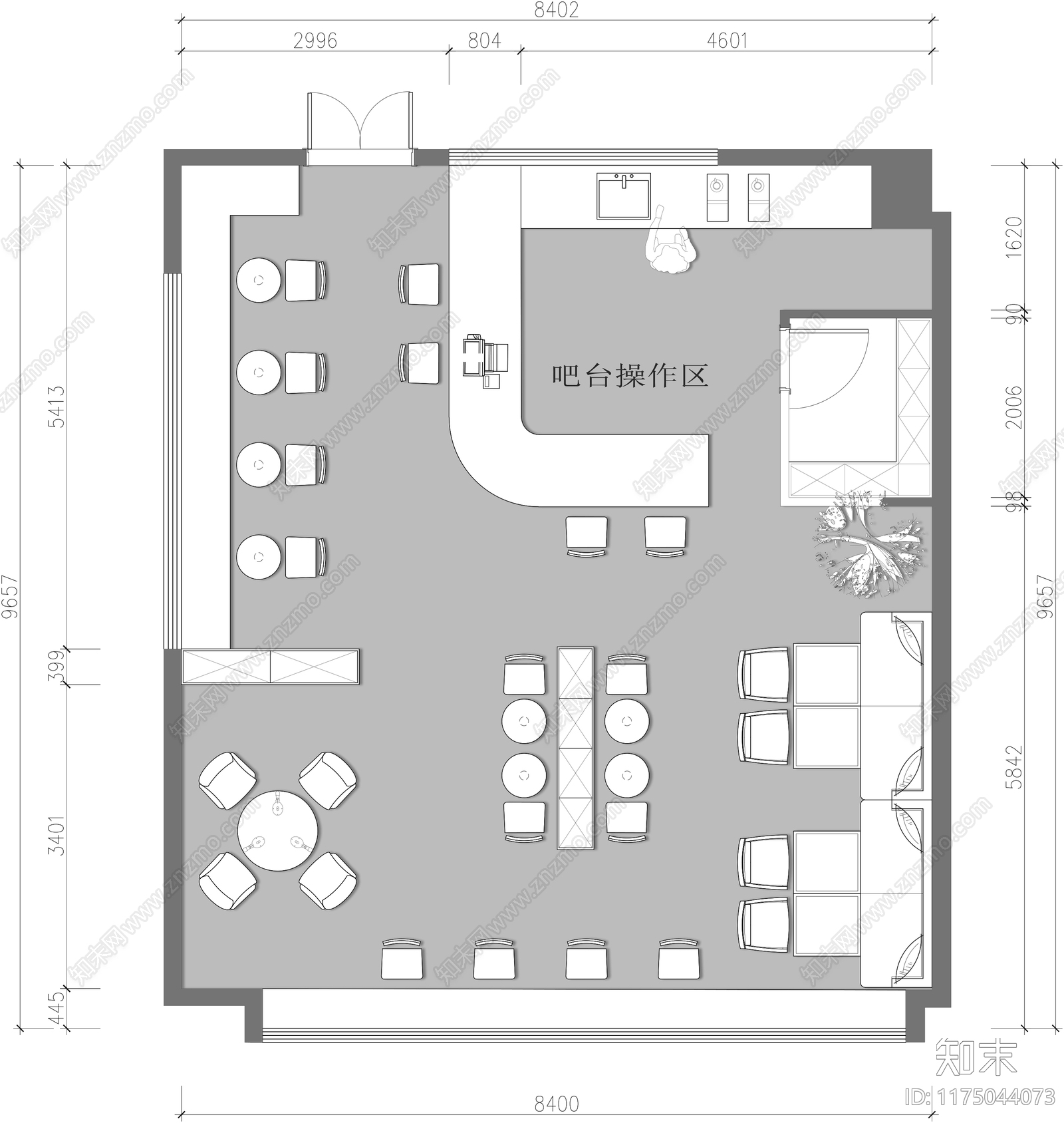 现代其他工装空间施工图下载【ID:1175044073】