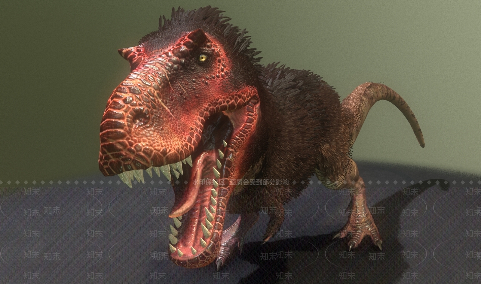 爬行类动物3D模型下载【ID:1175050502】