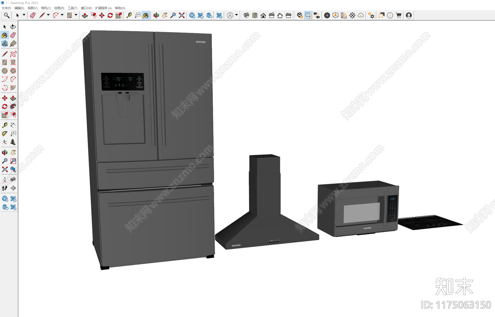 家用电器组合SU模型下载【ID:1175063150】