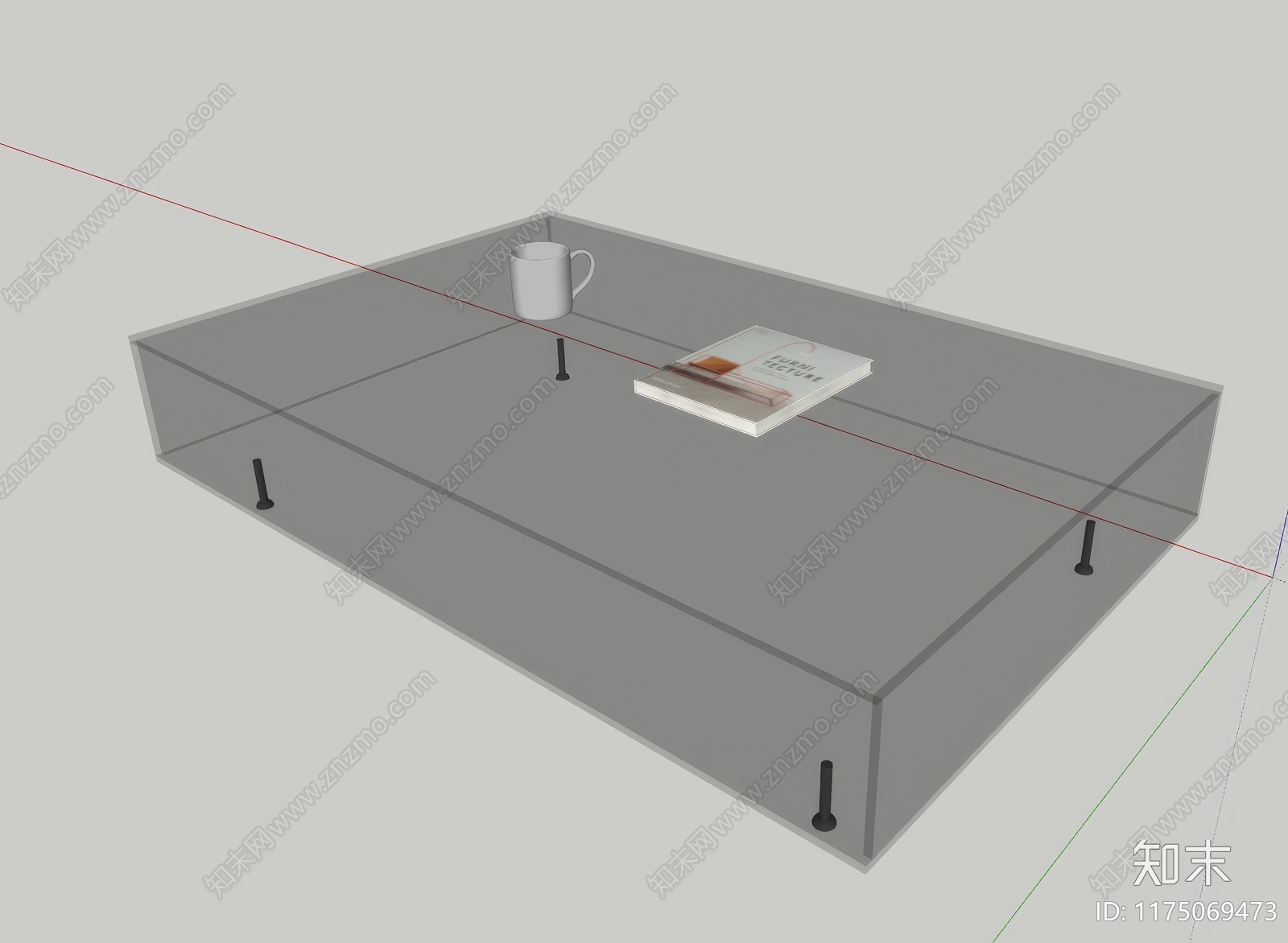 现代茶几SU模型下载【ID:1175069473】
