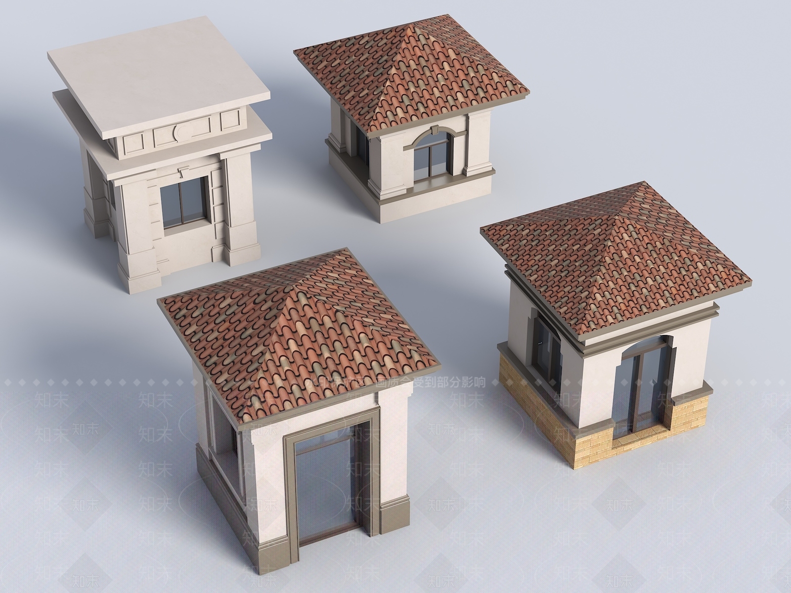 现代欧式其他建筑外观3D模型下载【ID:1175070340】