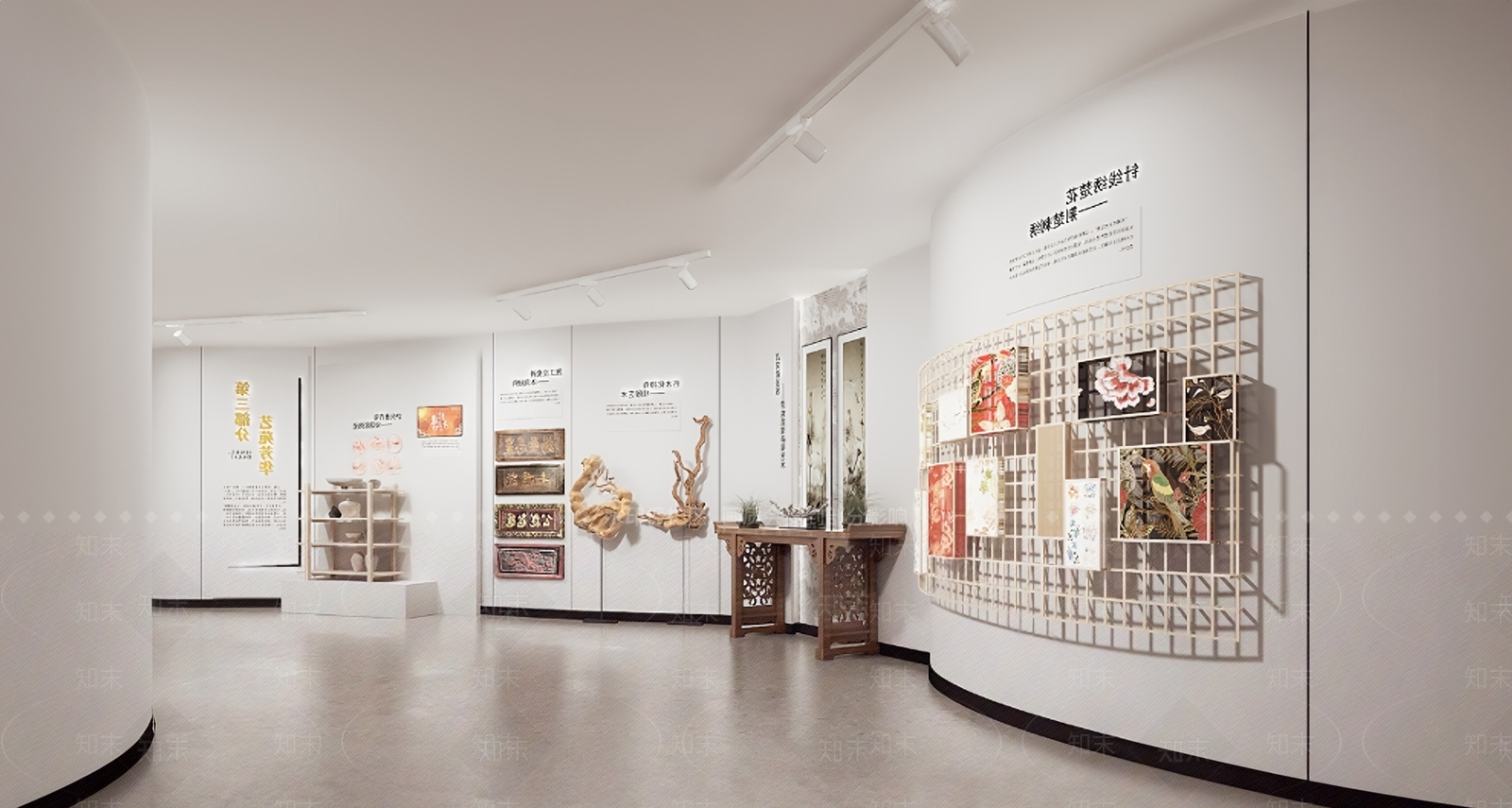 新中式其他展厅SU模型下载【ID:1175102092】