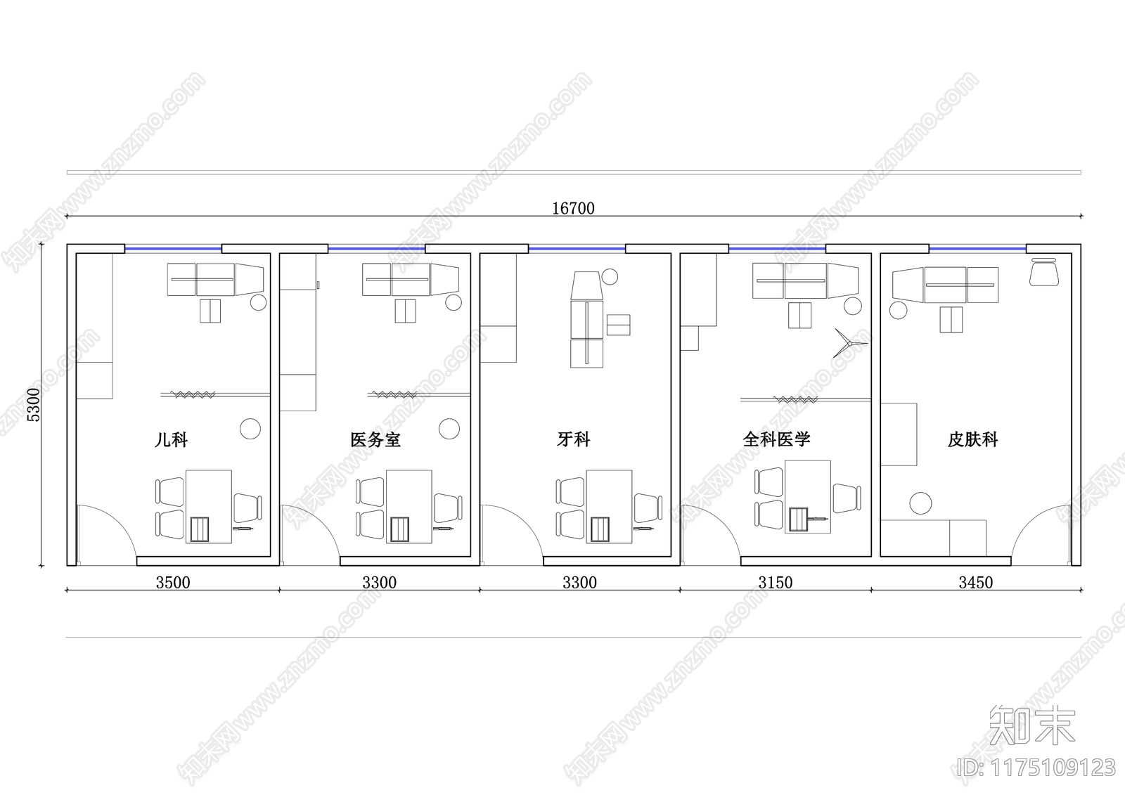 现代医院cad施工图下载【ID:1175109123】
