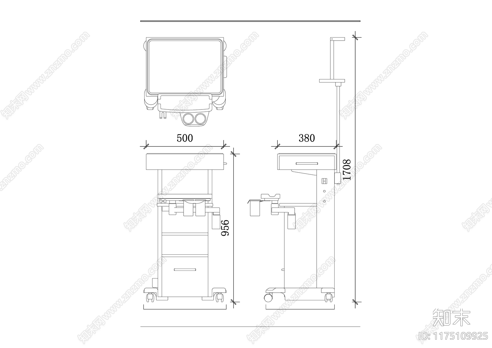 现代医院cad施工图下载【ID:1175109925】