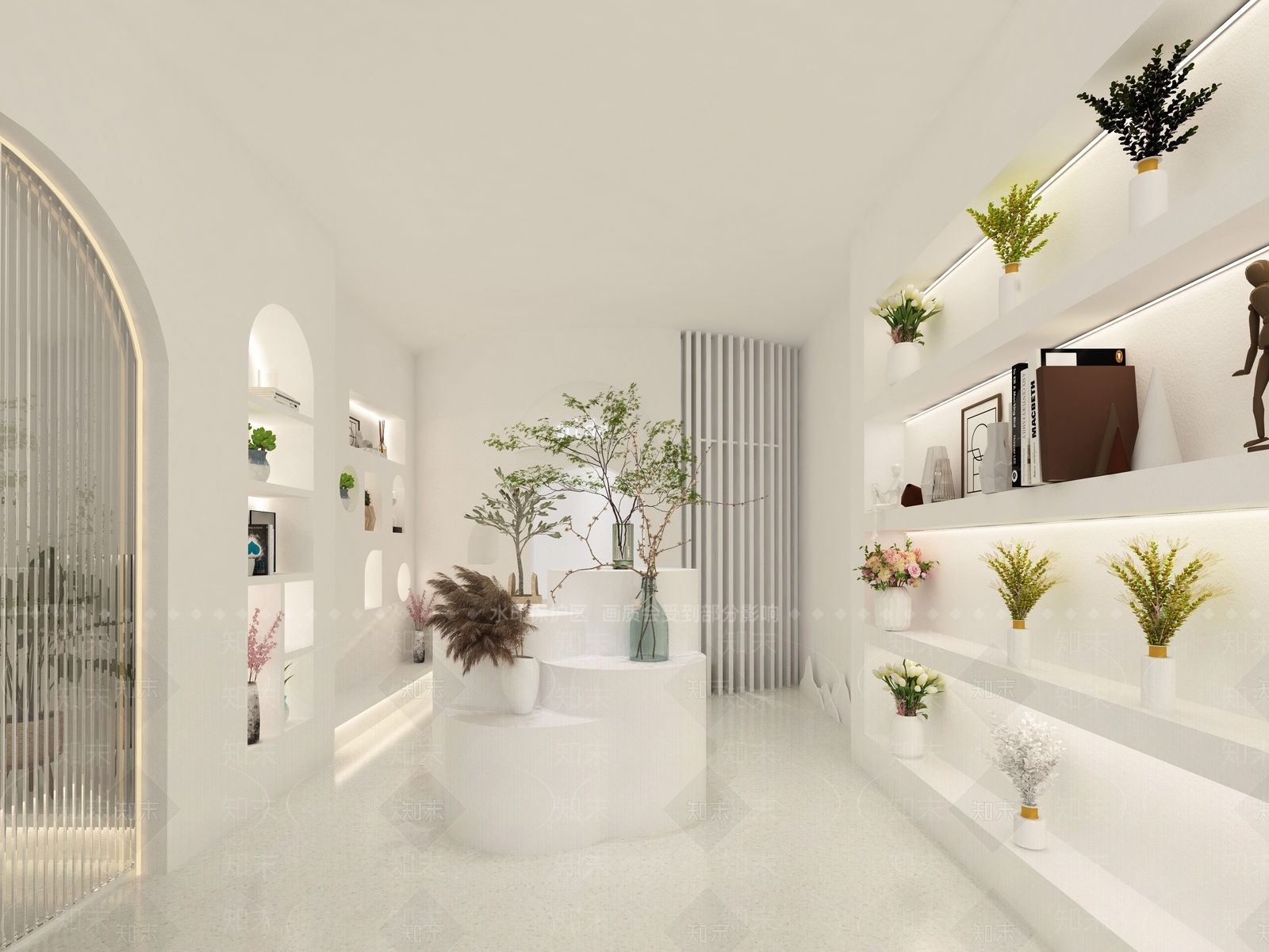 现代花店SU模型下载【ID:1175115333】