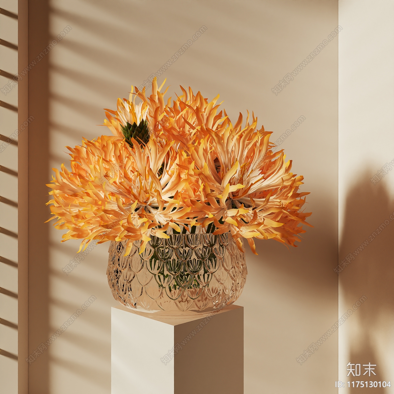 花3D模型下载【ID:1175130104】