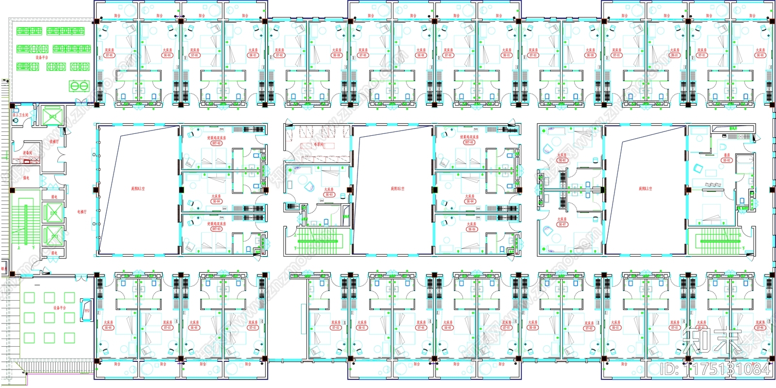 现代工装图库施工图下载【ID:1175131084】