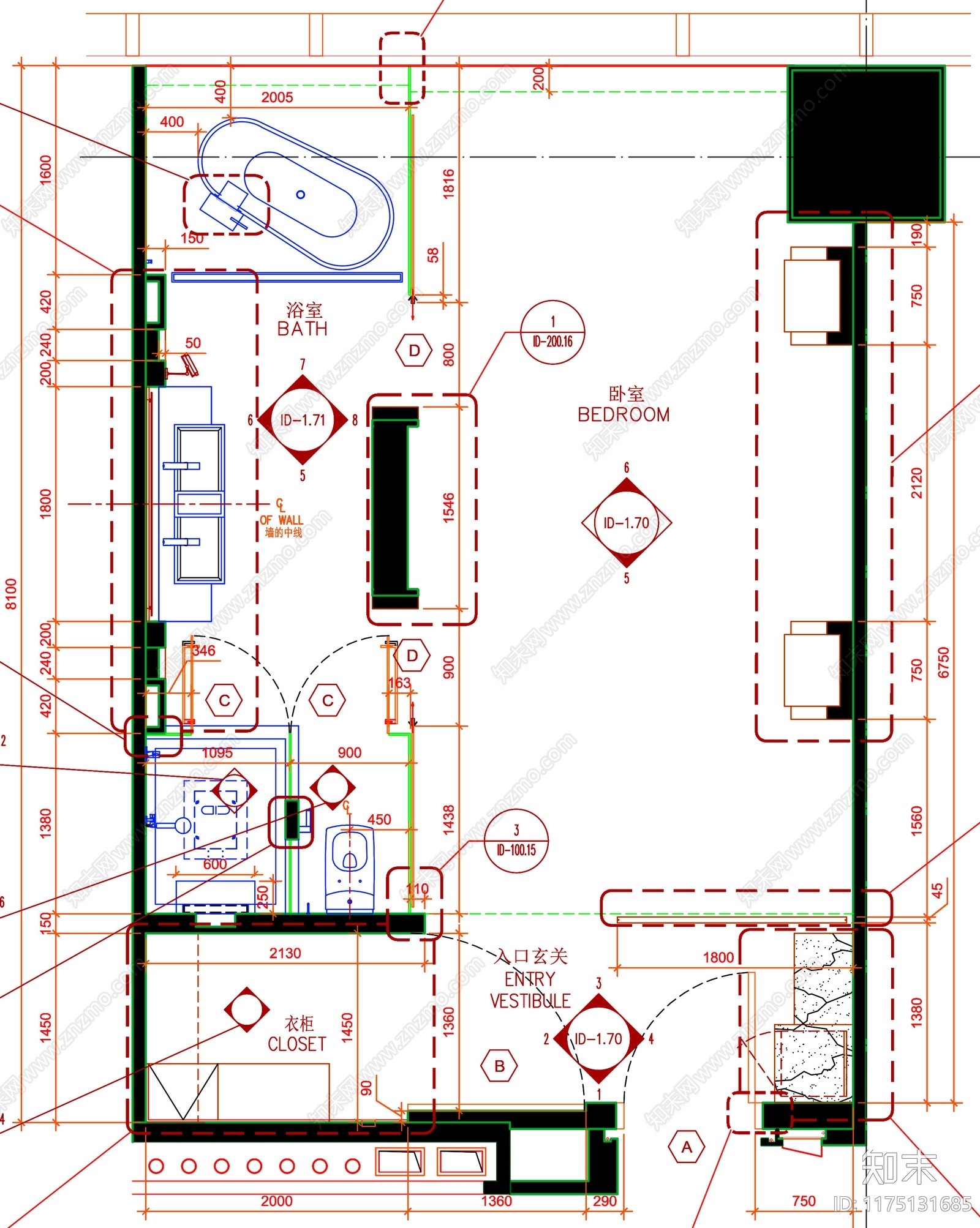 现代工装图库施工图下载【ID:1175131685】