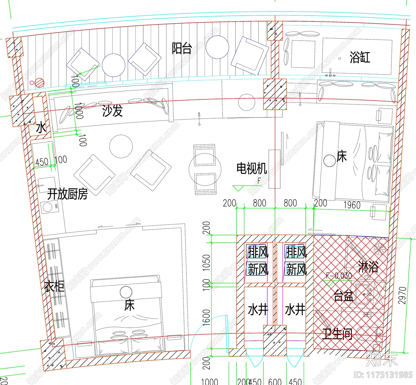 现代工装图库cad施工图下载【ID:1175131985】