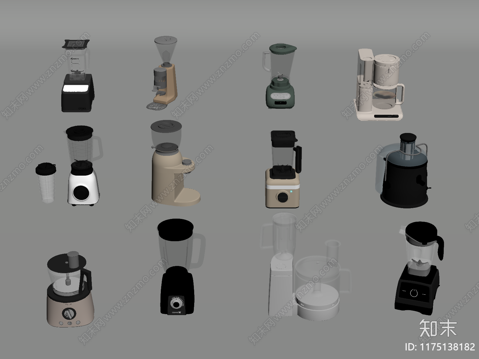 家用电器组合SU模型下载【ID:1175138182】