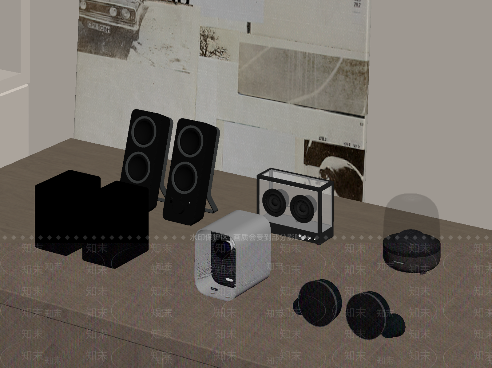 音响SU模型下载【ID:1175142164】