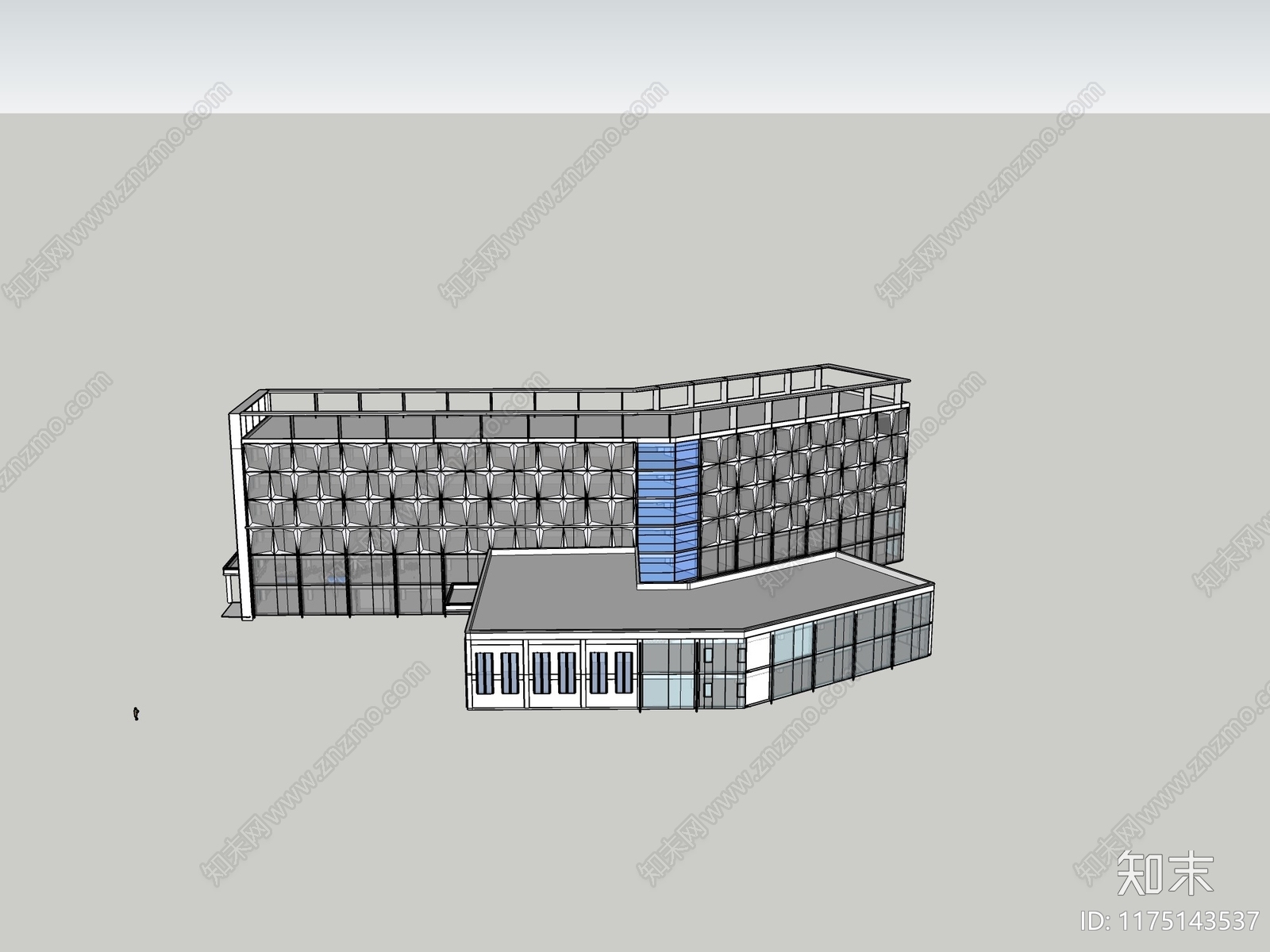 公共建筑SU模型下载【ID:1175143537】