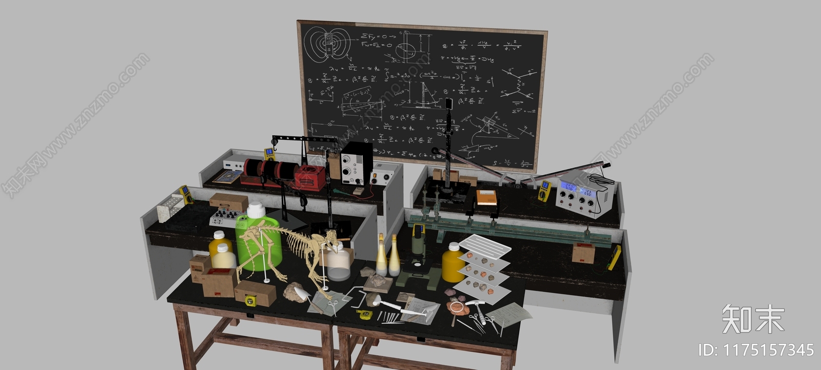 现代实验室SU模型下载【ID:1175157345】