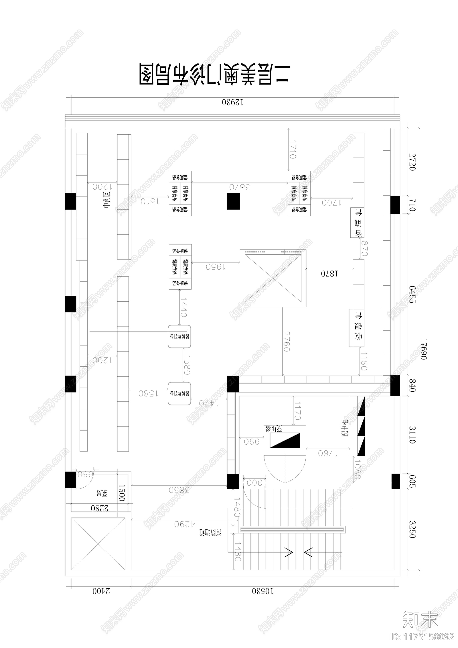 现代医院cad施工图下载【ID:1175158092】