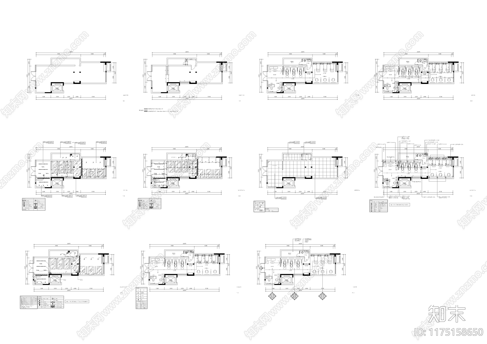 现代其他商业空间cad施工图下载【ID:1175158650】