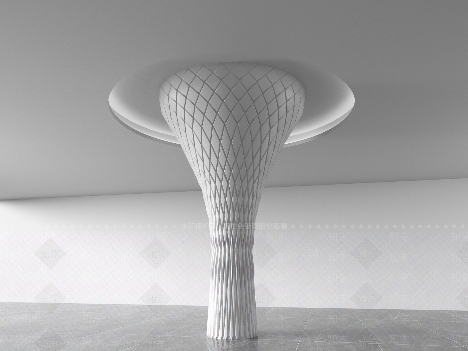现代柱子3D模型下载【ID:1175168443】
