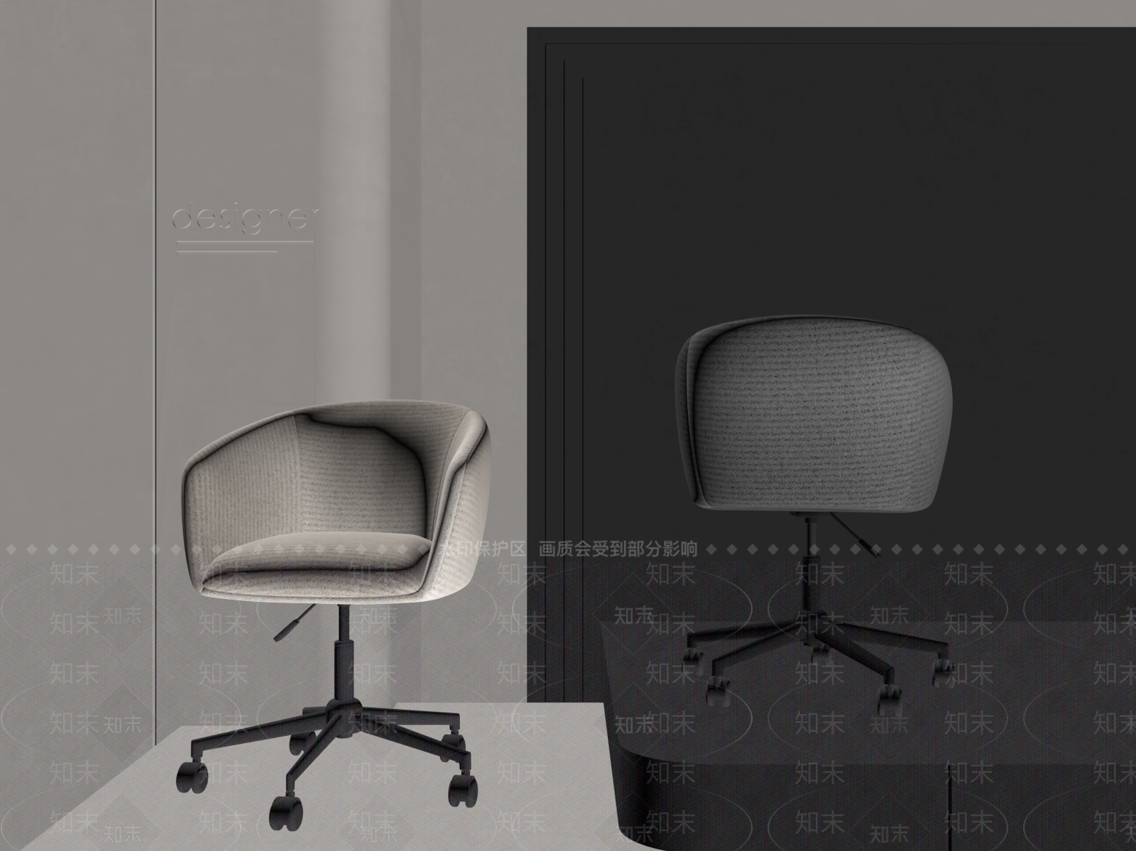 现代办公椅SU模型下载【ID:1175174014】