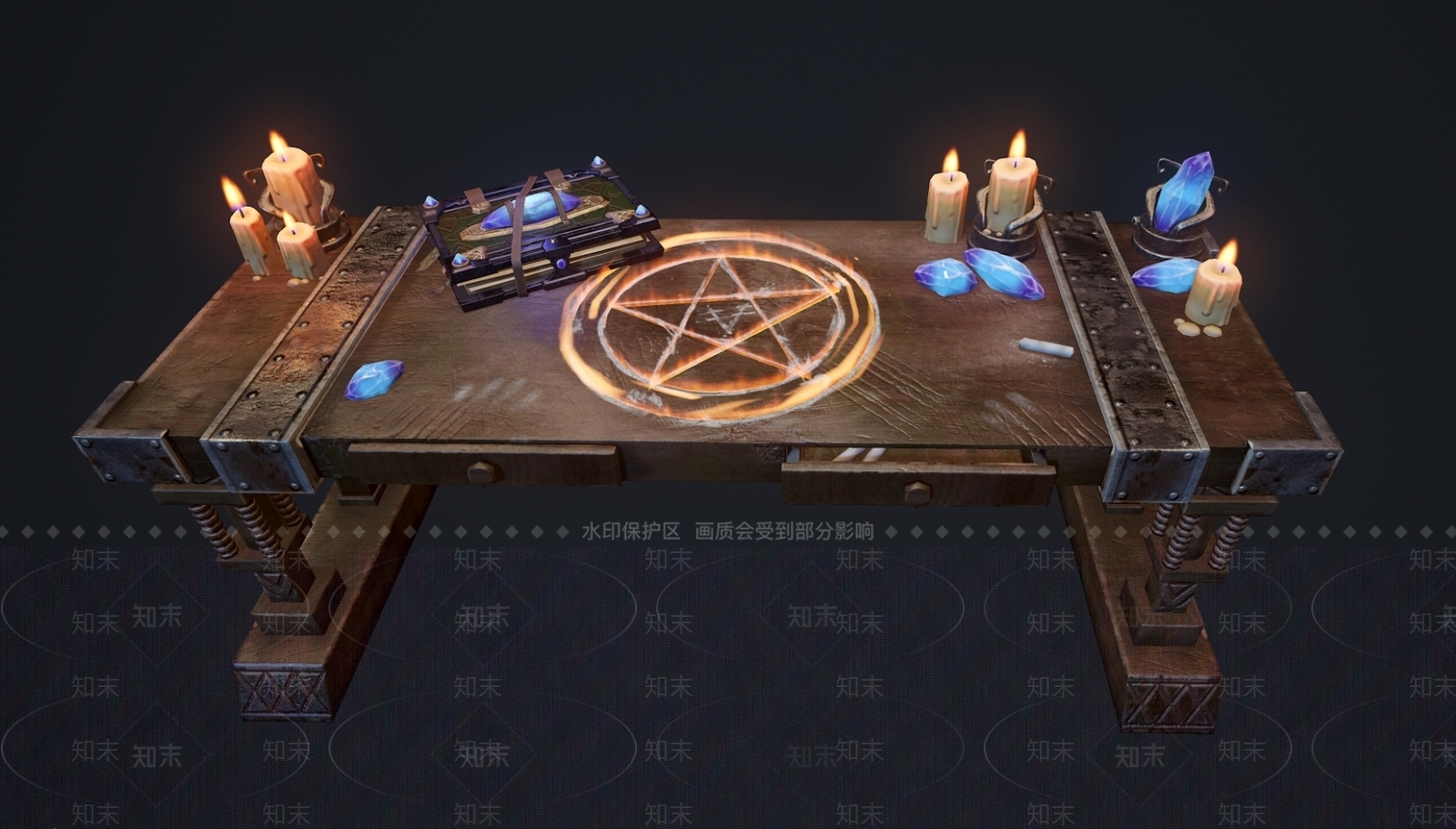 现代其他桌子3D模型下载【ID:1175174240】
