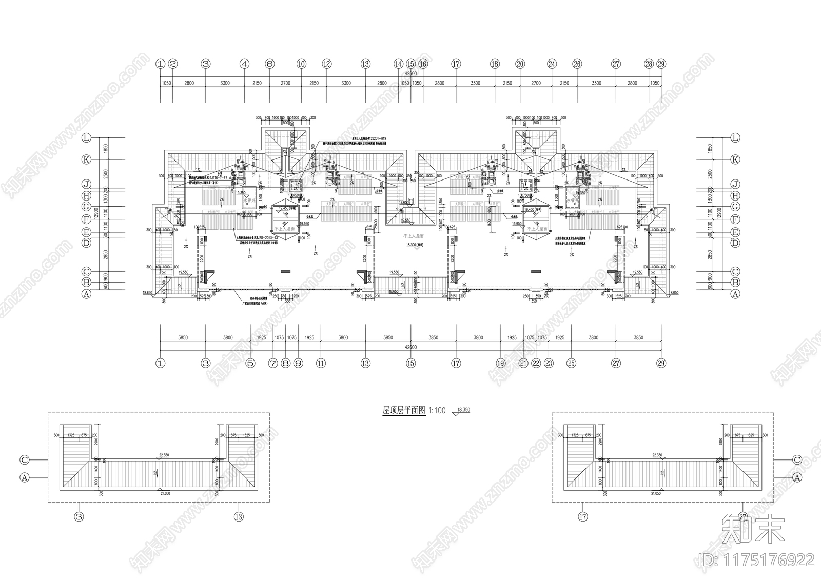 新中式住宅楼建筑cad施工图下载【ID:1175176922】