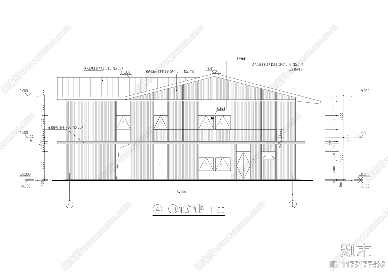 现代其他商业建筑cad施工图下载【ID:1175177499】