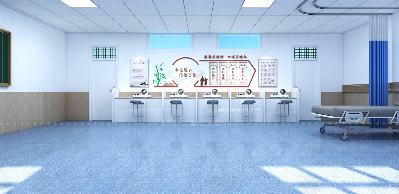 现代新中式服务中心3D模型下载【ID:1175186462】
