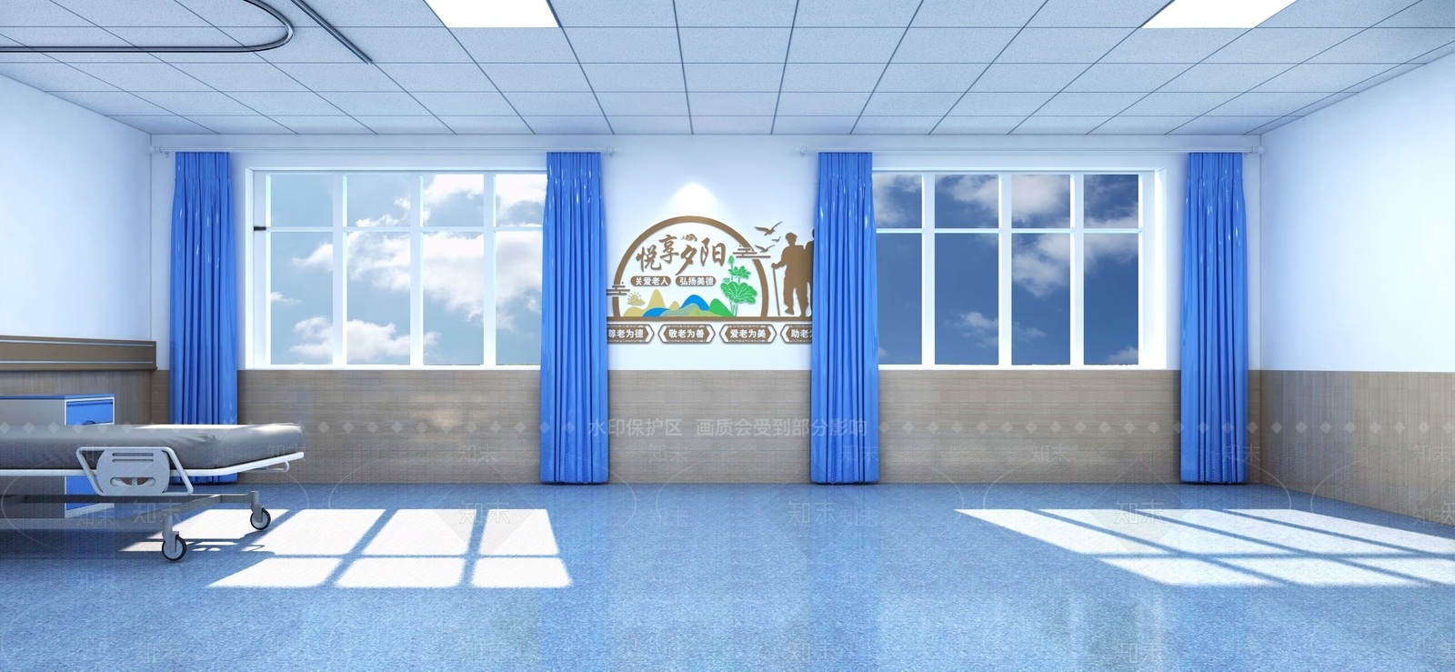 现代新中式服务中心3D模型下载【ID:1175186462】