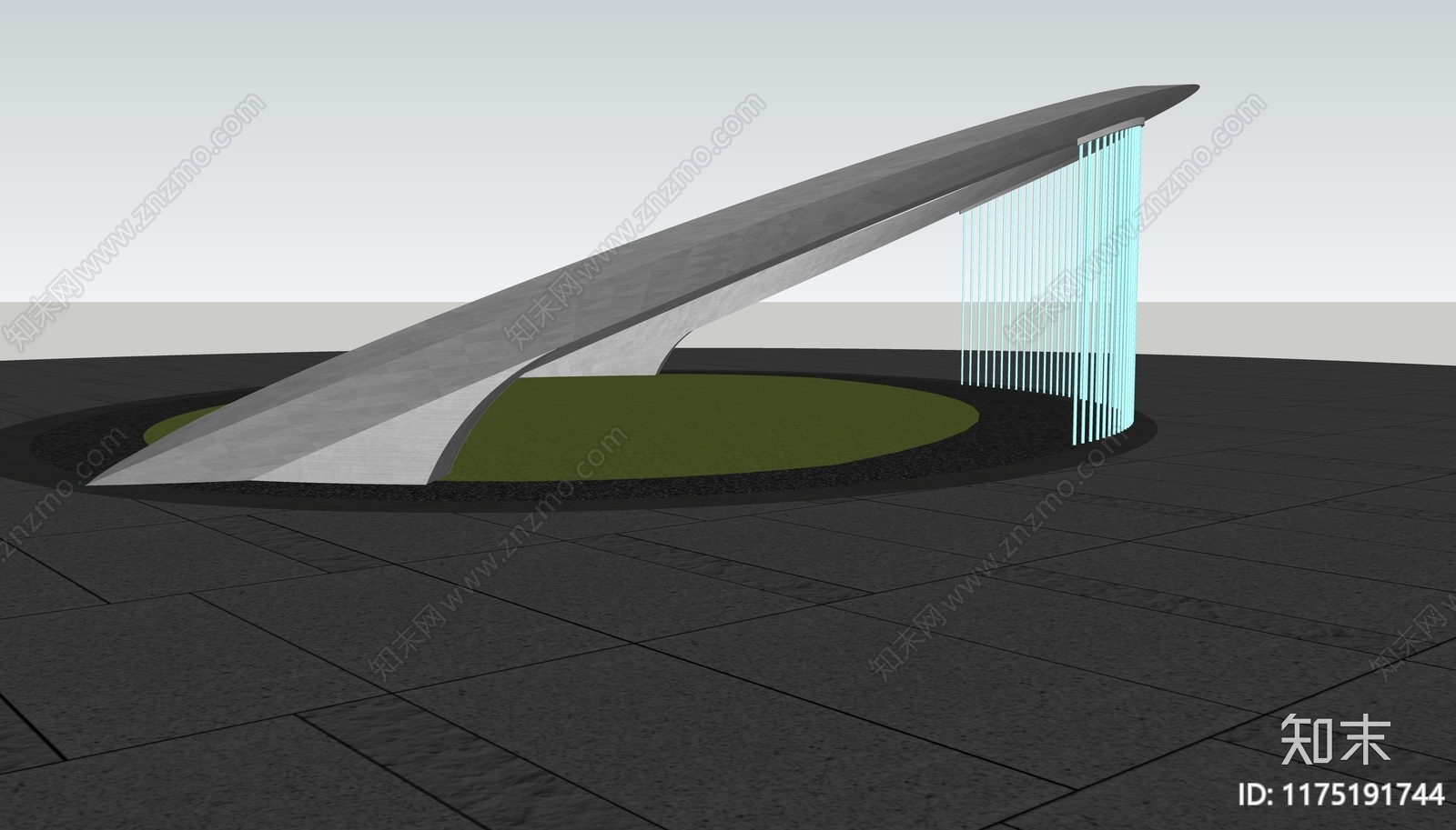 现代水景SU模型下载【ID:1175191744】